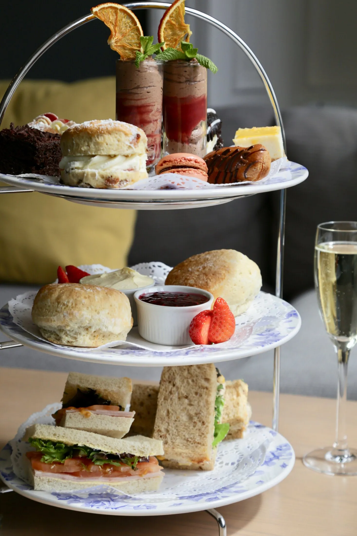 Afternoon Tea - Old Waverley Hotel, Edinbrugh